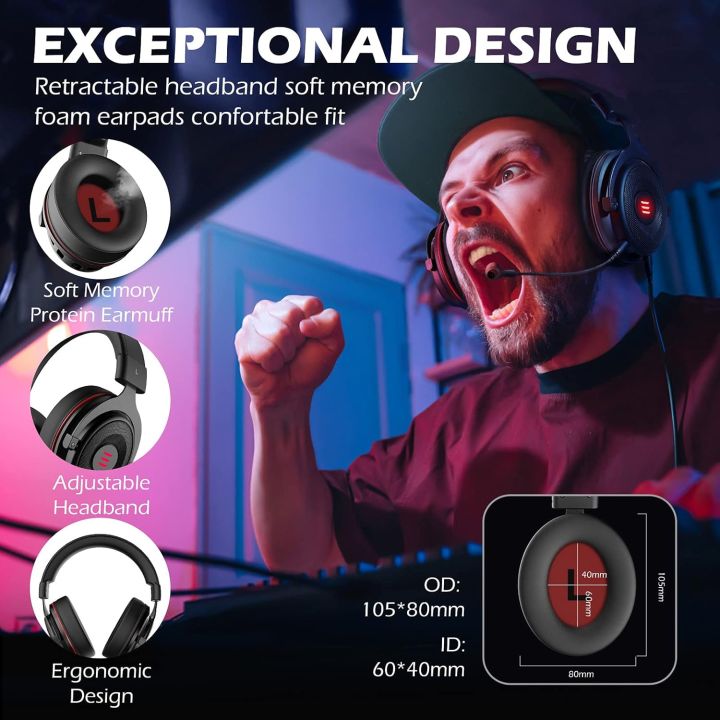 EKSA%20E900Pro%20Gaming%20Wired%20Over%20Ear%20Headphones%20With%20Virtual%207.1%20Surround%20Sound,%20Noise%20Cancelling%20with%20Mic%20&%20Led,%20Compatible%20with%20PC,%20PS4,%20PS5,%20Xbox%20One%20-%20Image%204