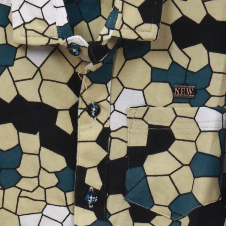 Multicolor%20Cotton%20printed%20Shirt%20For%20Baby%20Boy%20-%20Image%203