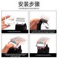 2/3/4Pcs Barber Grade Stainless Steel Clipper Comb Attachments Professional Hair Trimmer Guide Combs Kit Fit Haircutting Tools. 