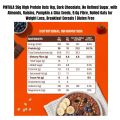 PINTOLA 25g High Protein Oats 400g, Dark Chocolate,No Refined Sugar, with Almonds Raisin, Pumpkin and Chia Seeds, 8g Fibre, Rolled Oats for weight loss, Breakfast Cereals | Gluten Free | Pintola Protein Oats Chocolate | Pintola protein oats 400g dark choc. 