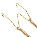 ARELENE 20 Pieces 6 Inch Plate Hangers Wall Plate Hangers Brass Wire Plate Holders with 20 Pieces Wall Hooks. 