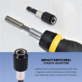 Impact Drive Hex Shank Quick Release Change Bit Drill Chuck Adapter. 
