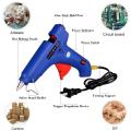 Hot Melt 100W Glue Gun With 15 Pcs Strong Viscosity Glue Sticks. 