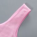 Teen bra girl vest Cotton Spandex Big Girl's Sport 7-14 Years Adolescente Kids Underwear Letter Racerback Training 1 piece. 