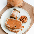 Vegan Dairy Nepal Almond Butter, Smooth, No Stir, No Sugar, Non-GMO, No Palm-Oil, Paleo, KETO, 230g. 