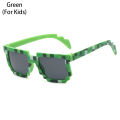 1PC Fashion Thug Life Sunglasses Novelty Gamer Robot UV Protection Sunglasses Birthday Party Cosplay Pixel Mosaic Sun Glasses. 