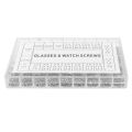 1000 Pcs Glasses Screws Nut Assortment +Screwdriver + Tweezers. 