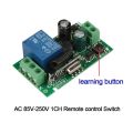 FORIDE 2X Universal 433 MHz AC 220V 1 Channel Remote Control Switch Mini Wireless Relay Receiver Module. 