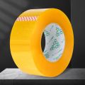 Yellow Transparent Cartoon Packing Tape 800GM - Pack Of 6. 