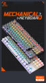 JEQANG JK-939 87-Key RGB Backlit Punk Mechanical Keyboard USB Interface  Gaming Keyboard in Tablet Style. 