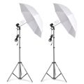 E27 Studio Umbrella Lighting Kit For Photography Lighting Studio. Studio Soft White Umbrella  Lighting Set Of Continue & Professional Lighting.. 