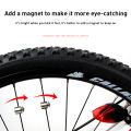 NEW Electromagnetic Induction Tail Self-Powered Waterproof Led Bike Magnet Taillight Mtb Cycling Rear Lights Led. 