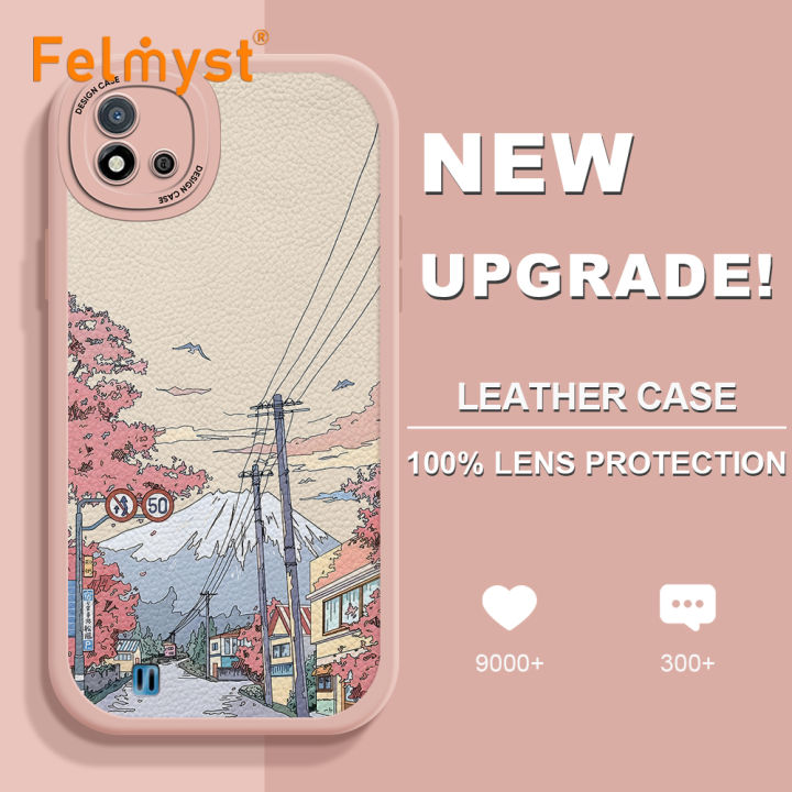 FELMYST%20for%20Realme%20C11%202021%20C20%20C20A%20Back%20Cover%20PU%20Leather%20Street%20Pattern%20Soft%20Silicone%20Edge%20Phone%20Case%20-%20Image%202