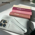 Wenefang Rhode DIY Lipstick Lip Silicone Case For iPhone 15 14 Plus 13 12 Bargain price Mini 11 Pro Max Portable Lip Gloss Holder Lipstick No Come With. 