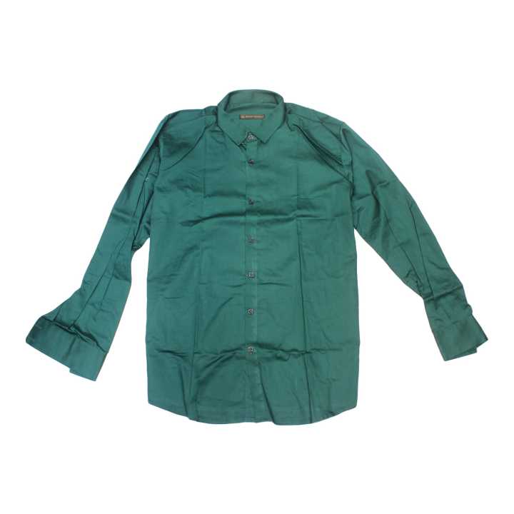 Dark Green Formal Shirts For Men