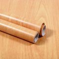 Self Adhesive Wood Grain Furniture Stickers PVC Wallpaper. 