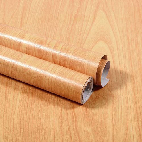 Self Adhesive Wood Grain Furniture Stickers PVC Wallpaper