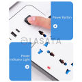 Silvertek 3000W Multiplug with 6 charging port , 3 USB Port & C-Type Charging Port. 