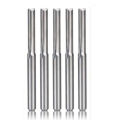 5PCS Two Flutes Spiral Carbide Mill Tool Cutters for CNC Router, Compression Wood End Mill Cutter Bits, 3.175X17mm. 