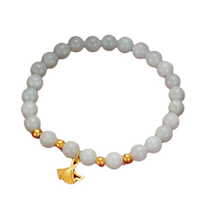 quality%E3%80%91Sikkim%20Blessing%20Bracelet%20National%20Tide%20Orchid%20Ginkgo%20Leaf%20Bracelet%20Women's%20Transfer%20Beads%20Espresso%20Rope%20Blessing%20Bracelet%20-%20Image%205