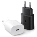 25W PD Super Fast Travel Charger Adaptor for Samsung A24 / A54 / A14 /A13/M14/S22/S23/S24 and Many. 