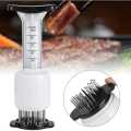 Meat Tenderizer Tool Meat Injector with Stainless Steel Sharp Needle Blades Multi-function for Home Kitchen. 
