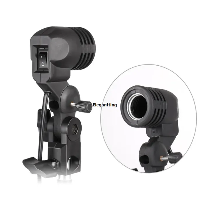 For%20Bulb%20Photography%20with%20Socket%20AC/E26%20Bracket%201.8m%20Cable%20Wire%20Bulb%20E27%20Light%20Holder%20Umbrella%20Bracket%20Photo%20-%20Image%203