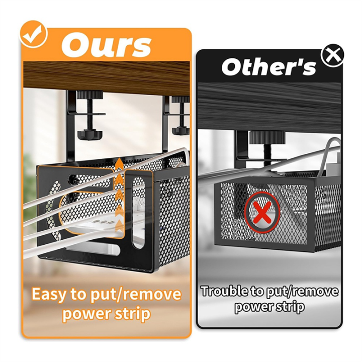 Cable%20Management%20Under%20Desk,%20Under%20Desk%20Cable%20Management%20Tray,%20Desk%20Cable%20Organizer,Cable%20Management%20Box,Cord%20Organizer%20-%20Image%202