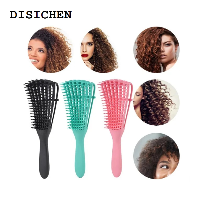 DISICHEN%20Fifty%20percent%20discount%201PC%20Hair%20Brush%20Detangling%20Brush%20Scalp%20Massage%20Hair%20Comb%20Women%20Detangle%20Hairbrush%20for%20Styling%20Curly%20Hairdressing%20Salon%20Care%20Tool%20-%20Image%204