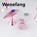 Wenefang 5Pcs Chess Borad Magnetic Nail Tips Practice Display Stand Set Acrylic New style Nail Art Holder UV Gel Polish Showing Shelf for Manicure. 