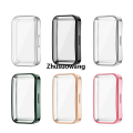 Zhusuowang Soft TPU Case For Huawei Band 9 / 8 /10 Shell Frame Bumper Screen Protector Glass Band9 Full Clear Protective Cover Fifty percent discount. 