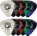 Daddario Assorted Pearl Celluloid Guitar Picks Set of 5. 