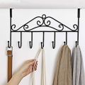 Iron Door Hanging Hook Wall Clothes Hanger Rack. 