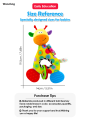 Wenefang 1pcs Baby Soft Rattles Animal Deer Stuffed Doll Teether Doll Cute Kids Infant Baby Teething Toys For Newborn Sensory Plush Toys. 