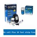 On Call Plus Blood Glucose Monitoring System with 10 Strips. 