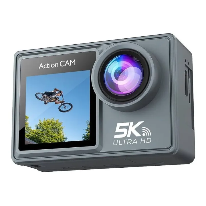 Smile 5k Action Camera HD With External Mic And Extra Battery