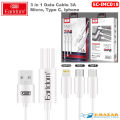 Earldom EC-IMC018) 3 in 1 Data Cable (Micro, Type C, ) 3A. 