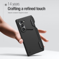 Linman Camshield Case for Samsung Galaxy Z Fold 6 Snug Fit, Hinge Luxury Protection, Tactile Touch, Shockproof Protective Cover Black. 