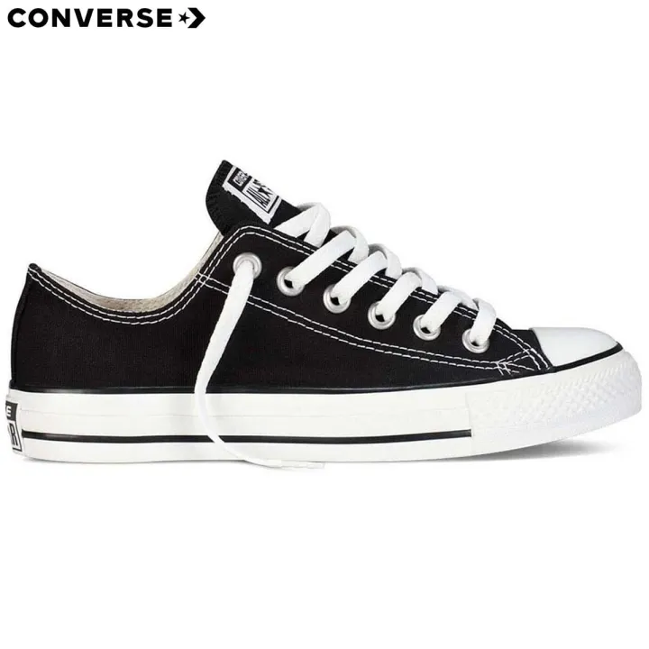 Converse%20%20Black%20Chuck%20Taylor%20All%20Star%20Low%20Top%20Sneakers%20For%20Unisex%20M9166C%20-%20Image%203