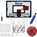 Indoor Wall Basketball Basketball Hoop for Bedroom Basketball Hoop for Kids and Adults, Pump and Complete Accessories A. 