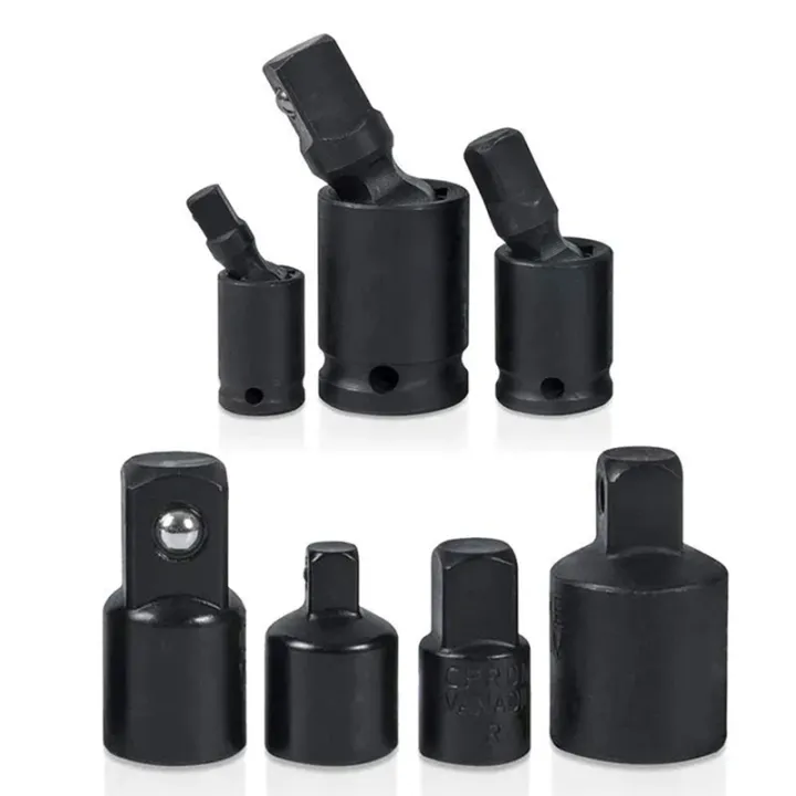 Pivot Socket Adapter (GGBR) 7PCS for Impact Driver Wrench Joint Swivel Socket Adapter ...