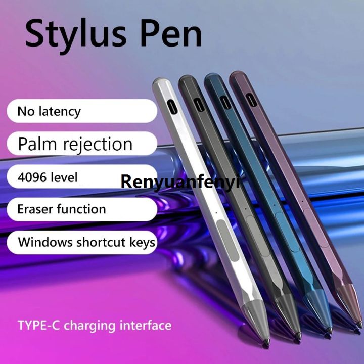 Renyuan Laptop Stylus 4096 Pressure Sensitive Touch Stylus Pen Type-C ...
