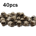 40Pcs Skulls Human Head Skull Realistic Skeleton Skulls for Halloween Table Decor. 