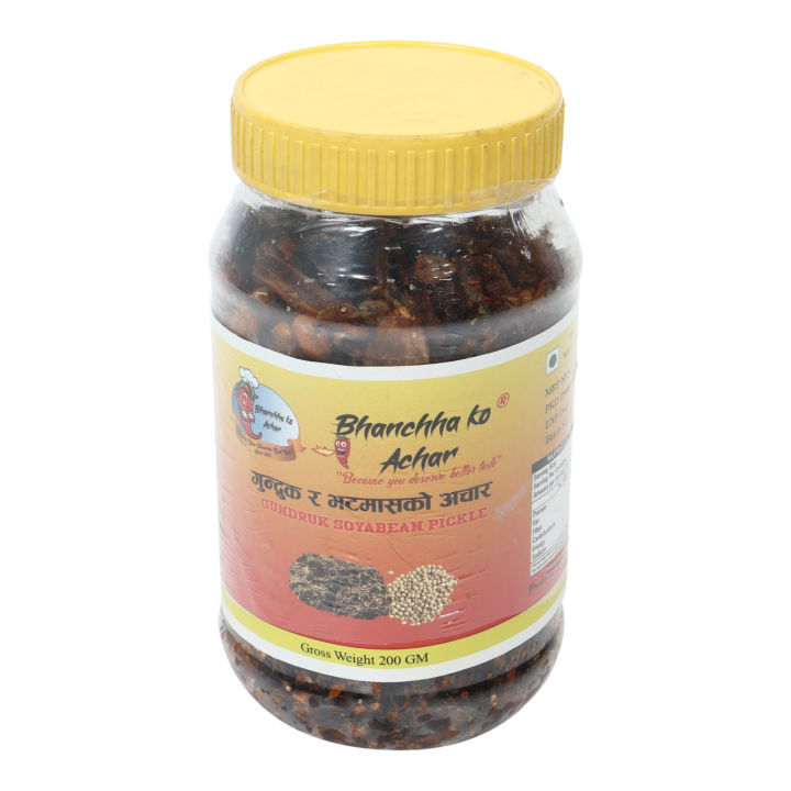 Gundruk%20Ra%20Bhatmas%20Ko%20Achar%20(%20Pickle%20)%20By%20Bhanchha%20Ko%20Achar%20200gm%20-%20Image%205