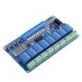 4 Digit LED DC 8 -36V 8 Channel Multifunction Relay Control Module with Power Indicator Relay Suction Indicator. 