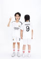 2425 Children's Football Jersey Short Sleeve Printed Number Riyadh Real Madrid 7 Miami Barcelona No. 19 Ronaldo Jersey. 