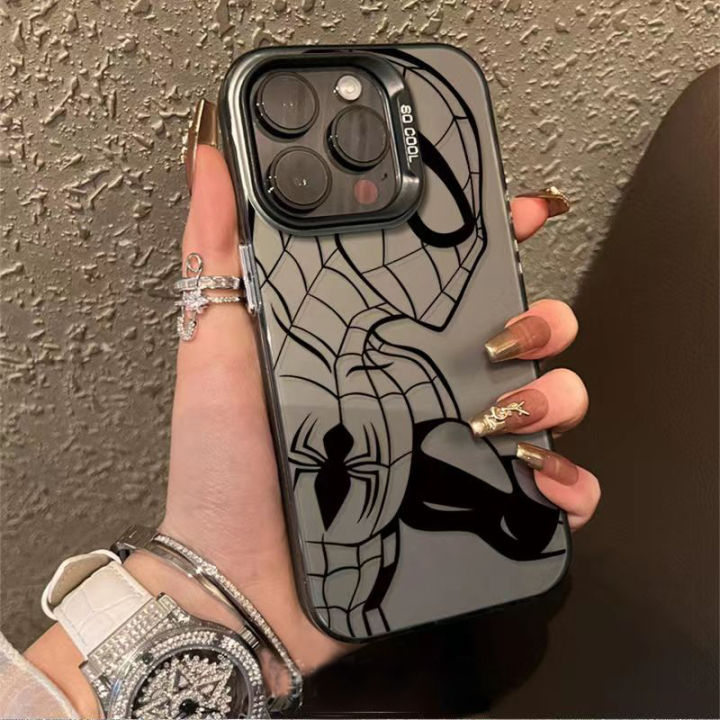 Marvel%20Black%20Spider%20Man%20Iron%20Man%20Graffiti%20Phone%20Case%20Compatible%20for%20IPhone%2015%2011%2012%2013%2014%207%208%20Pro%20Max%20XR%20X%20XS%20Max%20Soft%20Shockproof%20Cover%20-%20Image%204