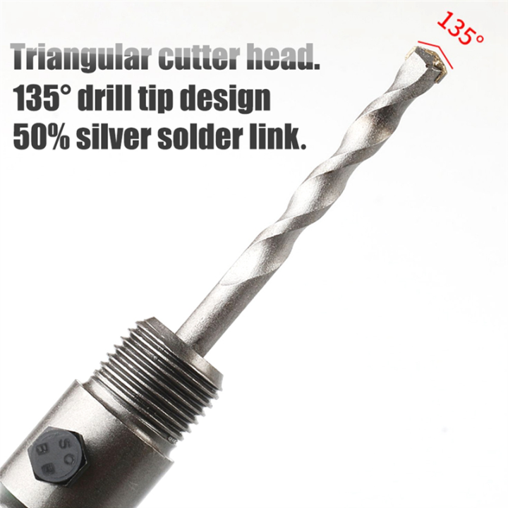 ARELENE%20SDS%20Plus%20Hammer%20Drills%20Wall%20Hole%20Saw%20Drill%20Bit%20Set%20Cutter%20Tools%20with%20Round%20Shaft%20Concrete%20Cement%20Stone%20Hole%20Opener,45mm%20-%20Image%205