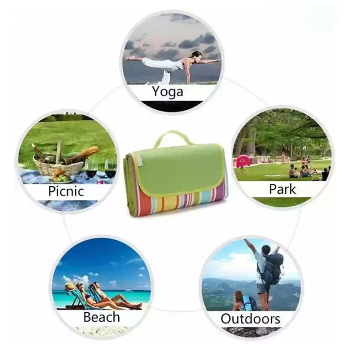KOJA%20Picnic%20Mat%20Camping%20Equipment%20Picnic%20Blanket%20Sand%20Proof%20Beach%20Blanket%20Oxford%20Waterproof%20For%20Outdoor%20Picnic%20Mat%20Small%20Size145*200cm%20-%20Image%202