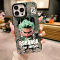 Q-version 3D Solon Luffy Pirate King Phone Case Compatible for IPhone 15 11 12 13 14 7 8 Pro Max XR X XS Max Soft Shockproof Cover. 